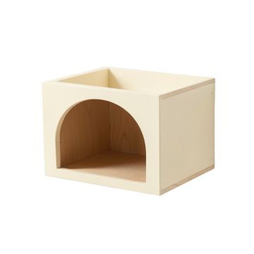 Willow Crest Wall-Mounted Cat Perch - Cream