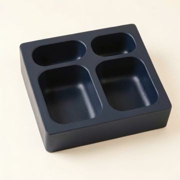 Wren Arc Empty Pantry Drawer Organizer Insert - Navy (synthetic illustration; no displayed measurements)