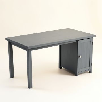 Slate Crossing Empty Workshop Workbench - Gray (synthetic illustration; no displayed measurements)