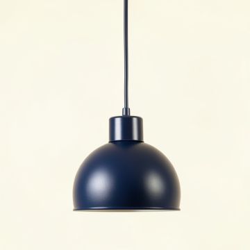 Harbor Arc Pendant Light Suspended From One Plain Cable (synthetic illustration; no displayed measurements)