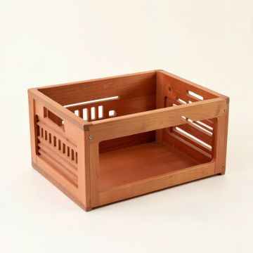 Cove Canyon Empty Furniture-Style Pet Crate - Terracotta (synthetic illustration; no displayed measurements)
