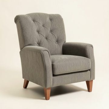 Twining 29 '' Wide Tufted Polyester Wingback Chair (synthetic illustration; no displayed measurements)