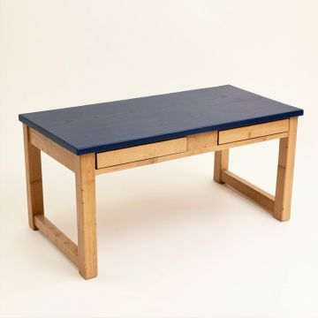 River Branch Empty Workshop Workbench - Navy (synthetic illustration; no displayed measurements)