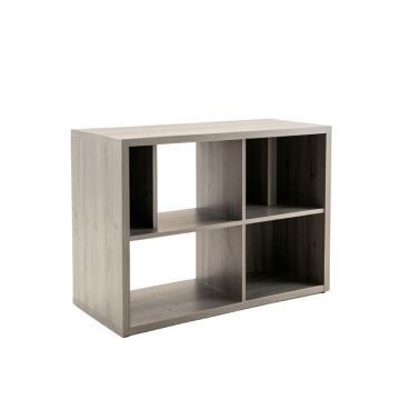 Birch Edge Desktop Shelving Unit - Gray