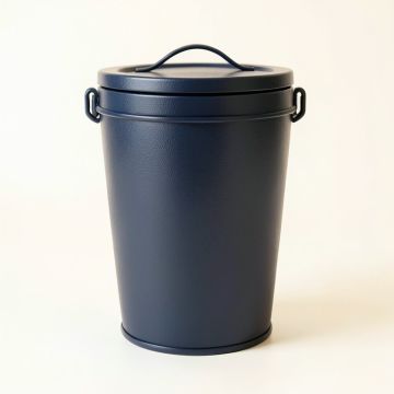 Elm Bend Storage Canister With Lid - Navy (synthetic illustration; no displayed measurements)