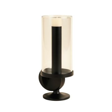 23.6 '' Tall Glass And Metal Wall Sconce Votive Holder