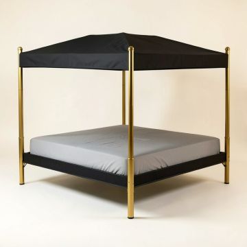 Saarah Canopy Bed (synthetic illustration; no displayed measurements)