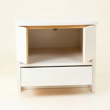 Cove Crest Nightstand - White (synthetic illustration; no displayed measurements)