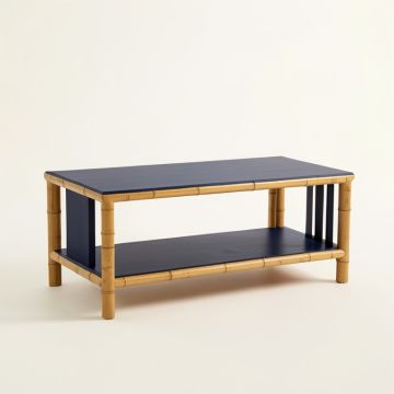 Linden Branch Coffee Table - Navy (synthetic illustration; no displayed measurements)