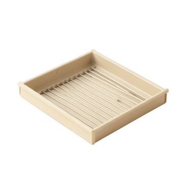 Lake Bluff Empty Under-Desk Cable Tray - Beige (synthetic illustration; no displayed measurements)