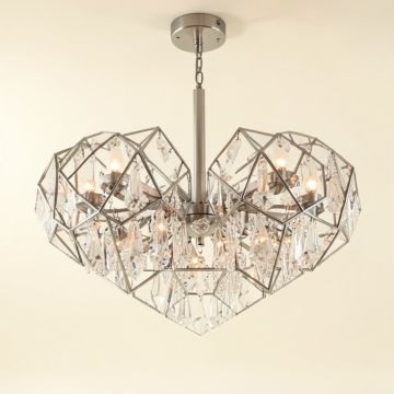 Chantant 6-Light Unique / Statement Geometric Chandelier (synthetic illustration; no displayed measurements)