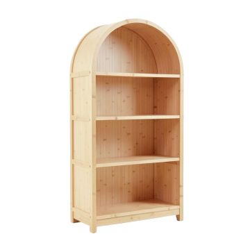 Cliff Edge Freestanding Bookcase - Beige