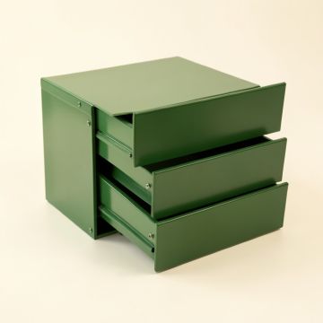 Moss Crest Under-Desk Drawer Unit - Green (synthetic illustration; no displayed measurements)