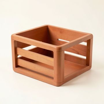 Hazel Falls Empty Furniture-Style Pet Crate - Terracotta (synthetic illustration; no displayed measurements)