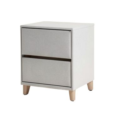 Huseman 2 - Drawer Nightstand In Light Gray