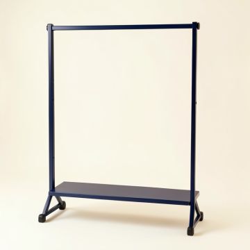 Lake Arc Empty Garment Rack - Navy (synthetic illustration; no displayed measurements)