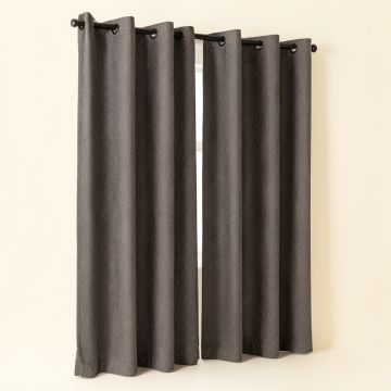 Agustin Geometric Room Darkening Grommet Single Curtain Panel (synthetic illustration; no displayed measurements)