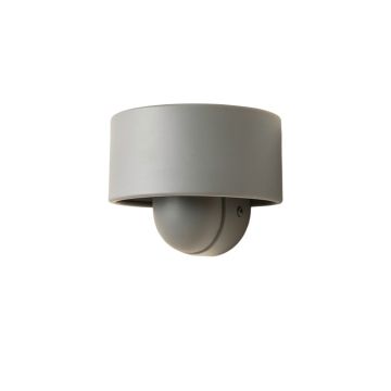 Spruce Branch Wall Sconce Mounted On A Plain Wall - Gray