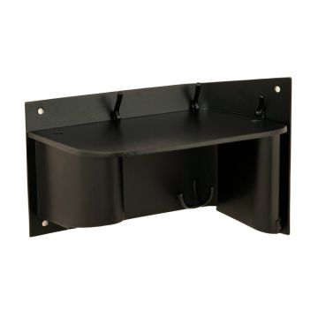 Moss Branch Wall-Mounted Entryway Organizer Shelf - Black