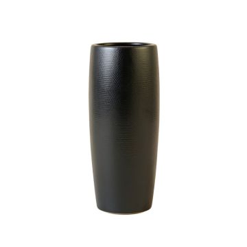 Stone Bend Empty Decorative Vase - Black