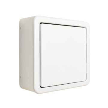 Stone Branch Wall-Mounted Entry Cabinet - White