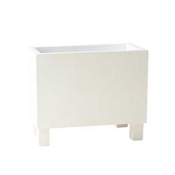 Rowan Arc Empty Raised Planter - White