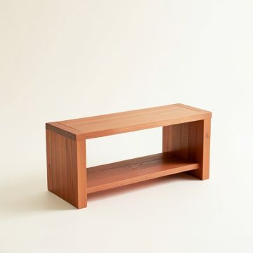 Flint Brook Narrow Outdoor Storage Bench - Terracotta (synthetic illustration; no displayed measurements)