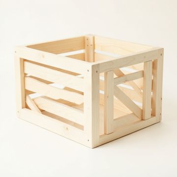Bay Falls Empty Furniture-Style Pet Crate - Ivory (synthetic illustration; no displayed measurements)