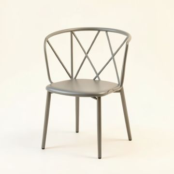 Vale Dell Dining Chair - Gray (synthetic illustration; no displayed measurements)