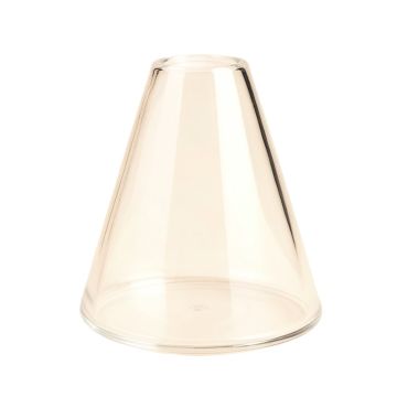 5.25 '' H X 2.25 '' W Glass Bell Lamp Shade In Clear