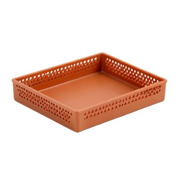 Hill Brook Empty Under-Desk Cable Tray - Terracotta