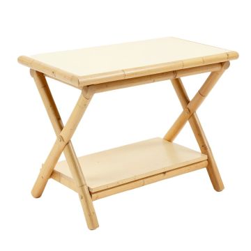 Summit Edge Side Table - Cream