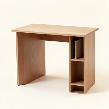 Epineux Writing Desk With Bookcase (synthetic illustration; no displayed measurements)