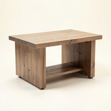 Trestle Coffee Table (synthetic illustration; no displayed measurements)