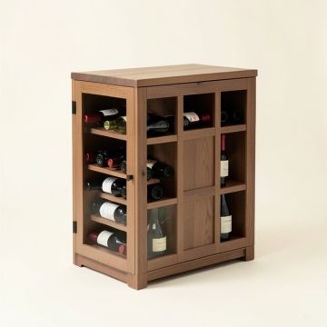 Wiesta Bar With Wine Storage (synthetic illustration; no displayed measurements)