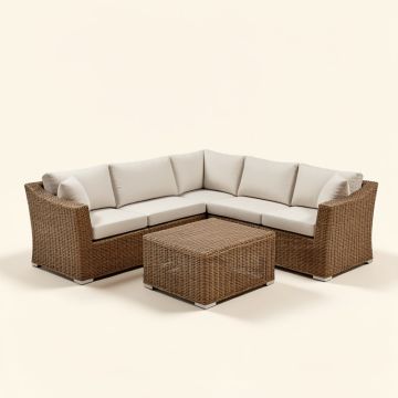 Patio Furniture Set Rattan Seating Group With Cushions (synthetic illustration; no displayed measurements)