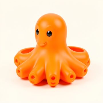 Octopus 5 Piece Condiment Server Set (synthetic illustration; no displayed measurements)