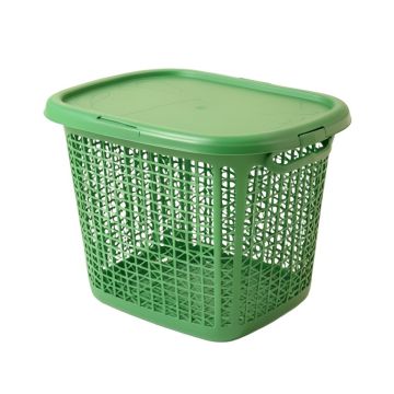 Hazel Bend Laundry Hamper - Green