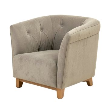Jenkinsburg 28.75 '' Wide Tufted Polyester Barrel Chair