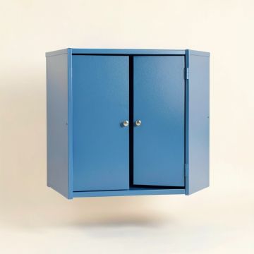 Briar Brook Wall-Mounted Laundry Cabinet - Blue (synthetic illustration; no displayed measurements)
