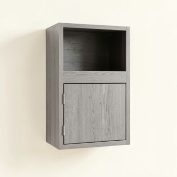 Summit Arc Wall-Mounted Entry Cabinet - Gray (synthetic illustration; no displayed measurements)