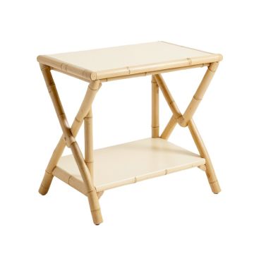Spruce Bridge Side Table - Cream