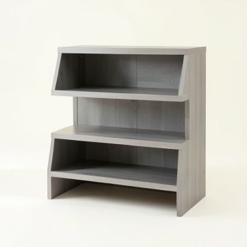 Reed Branch Desktop Shelving Unit - Gray (synthetic illustration; no displayed measurements)