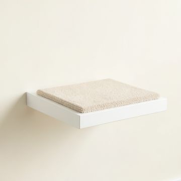Slate Dale Wall-Mounted Cat Perch - White (synthetic illustration; no displayed measurements)