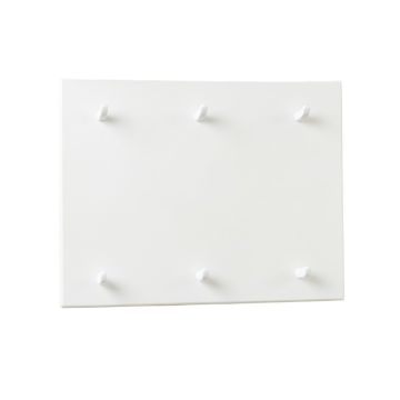 Brook Crossing Empty Wall-Mounted Tool Organizer Panel - White