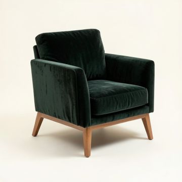 Eldermain 24.75 '' Wide Velvet Armchair (synthetic illustration; no displayed measurements)
