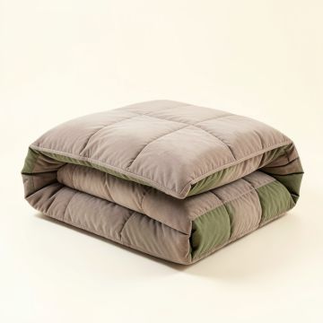 Are You Kidding ? - Coma Inducer® Oversized Queen Comforter - Frosted Clay Taupe (synthetic illustration; no displayed measurements)