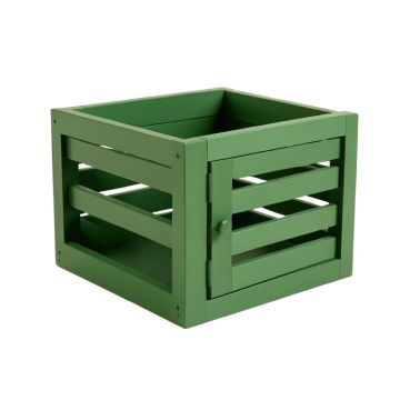 Meadow Canyon Empty Furniture-Style Pet Crate - Green