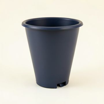 Shore Bluff Empty Railing Planter With Integral Brackets - Navy (synthetic illustration; no displayed measurements)