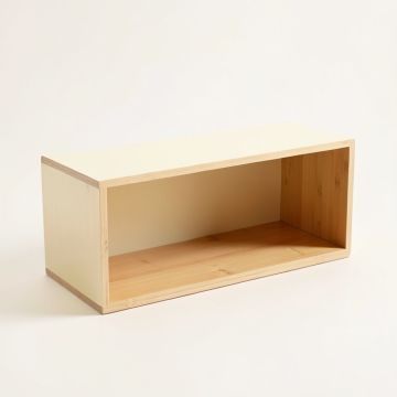 Laurel Bend Shoe Storage Bench - Cream (synthetic illustration; no displayed measurements)